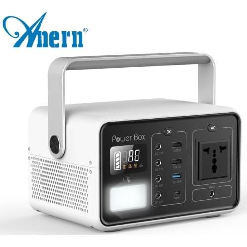 Anern 220V 200W Solar Generator Portable Outdoor Power Station Emergency Large Capacity Home High Power Supply Generator