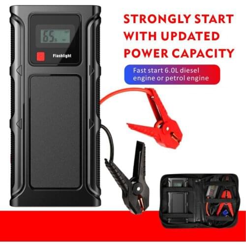 High Power Car Jump Starter Jumpstart Car Battery Charger Booster Buster Emergency Starting Device Portable Power Bank