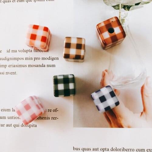 Resin beads for jewelry making pendant diy material earrings jewelry findings line eardrop accessories handmade