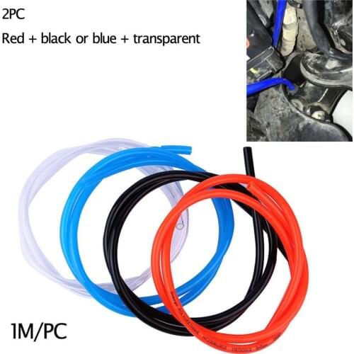 CARPRIE Hose 2PCS 1M Fuel Pipe Tubing Petrol Line Unleaded Oil Hose Motorcycle Gas Line Hose Tube Polyurethane m28
