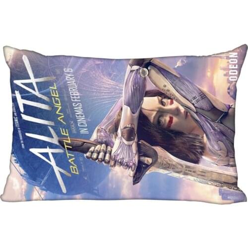 Custom Alita: Battle Angel Rectangle Pillowcase zipper dakimakura Classic Pillow Case size 35X45cm DIY Gift