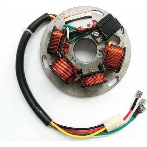 For PIAGGIO VESPA PX125 PX150 PX200 PX125-150-200e PX 125 150 200 Motorcycle Generator Stator Engine Coil 217983 6 Poles Plate
