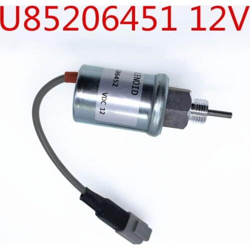 U85206451 12V Stop Solenoid for Perkins 402D 403D 404D 404C 403C U85206452,U85206450,185206452,185206450,185206192