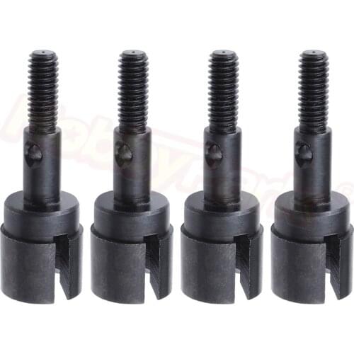 Hobbypark 4pcs 02033 Metal Wheel Stub Axle for 1/10 Scale Redcat HSP Exceed Model Car Spare Parts