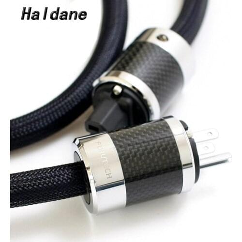 Haldane HIFI Power Cord u-AG Series 314-ag Power Supply Cable AC Power Cord with FURUTECH Socket Connector AC Cable Line
