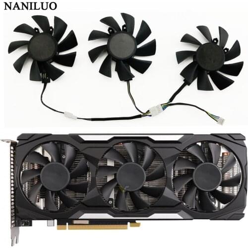 4Pin Cooler Fan Replacement RTX2060 For ZOTAC GeForce RTX 2060 1660Ti Graphics Video Card Cooling Fan