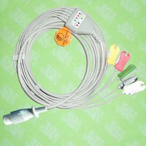 Defibrillate moment,Compatible with 8pin Philips(HP) patient ECG/EKG monitor the cable and 5 lead clip leadwires,IEC or AHA