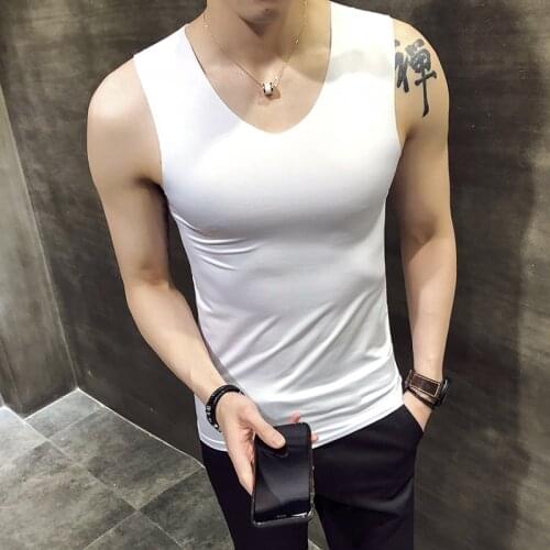 MRMT 2021 Brand New MenS Seamless Vest Ice Silk Vest For Male Quick-Drying Sleeveless Tops Vest