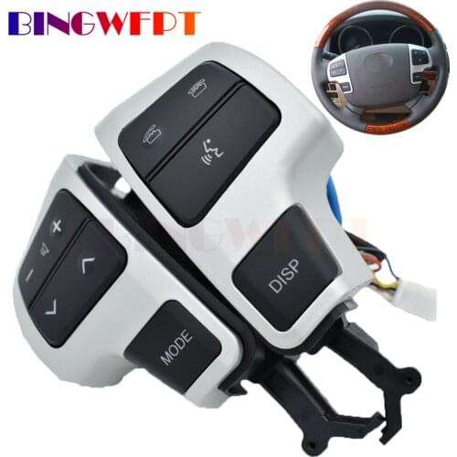 New Buttons Bluetooth Phone For Toyota LAND CRUISER 200 2008-2011 Steering Wheel Audio Control Switch