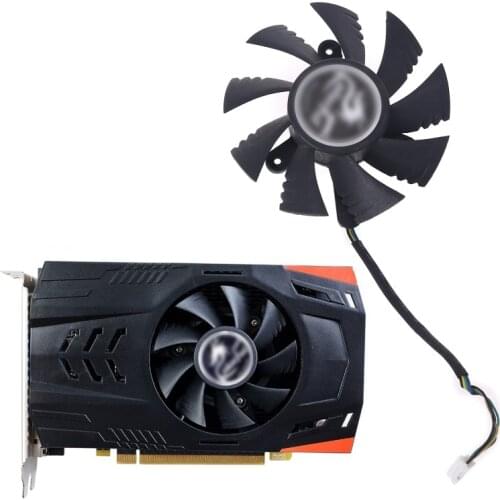 75mm 85mm 4pin Cooler Video Card Cooling Fan for iGame GeForce GTX 1070Ti 1080