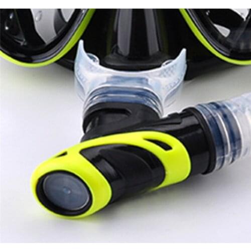 Transparent Snorkeling Silica Gel Bite Breathing Tube Snorkel Mouthpiece Regulator Swimming Sports Accessory