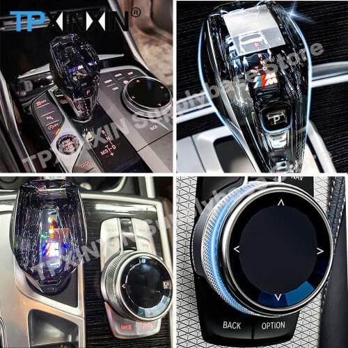 Gearbox Handles Stick Head Car Crystal Gear Shift Knob for BMW 3 Series X5 X6 X7 Z4 2019 2020 Accessories High Quality