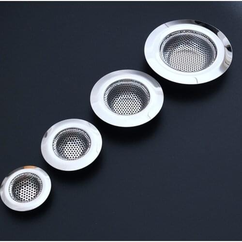1pcs stainless steel kitchen bathtub sink floor drain plug filter waste plug sink bathroom basin drain plug laundry sink plug