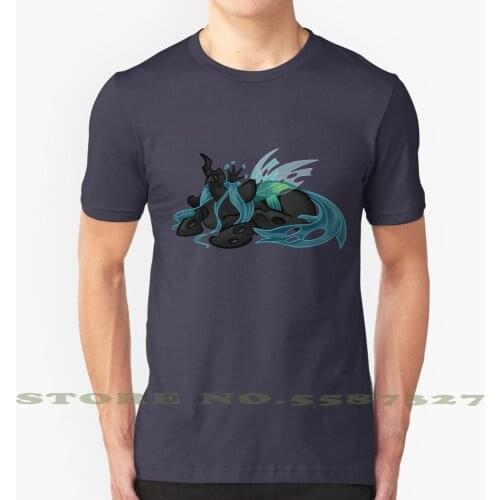 Sleepy Queen Chrysalis Graphic Custom Funny Hot Sale Tshirt Sleepy Queen Chrysalis Queen Chrysalis Mlp Fim Villain My Little