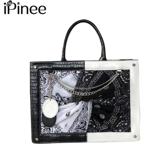 IPinee Women Shoulder Bag Crossbody Bag Woman Crocodile Pattern Bags Valentines Day Present Gift Female Handbags Lady Flap