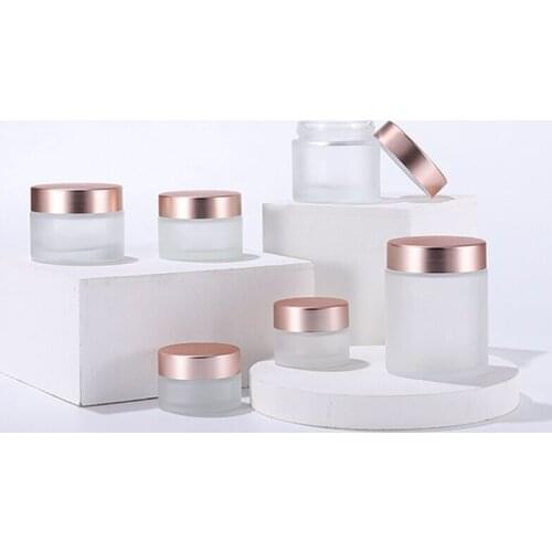 100pcs 5-100g Empty Eye Face Cream Jar Body Lotion Packaging Bottle Travel Cosmetic Container Makeup Emulsion Sub-bottle