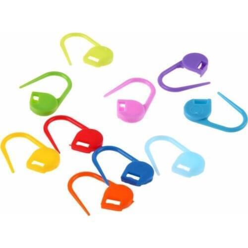 100Pcs /Lot 22mm Plastic Safty Pins Sweater Buckle Colorful Needle Knit Dedicated Baby Yarn DIY Weaving Tools