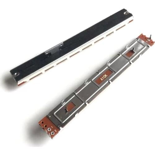 2pcs SC-1009GH A10K 128MM Straight Slot Potentiometer / Stereo fader variable resistors / handle length 8TMM