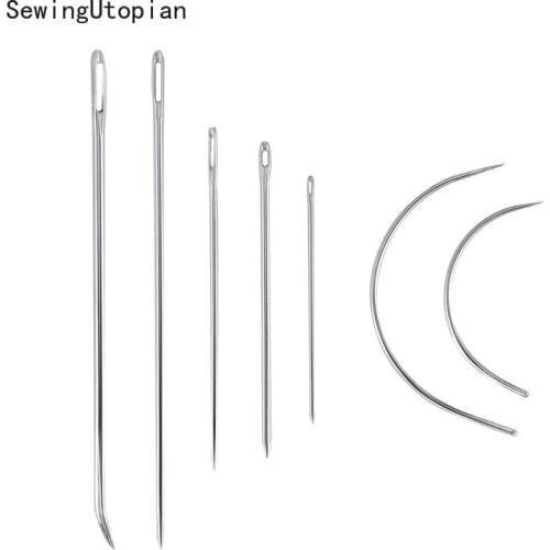 7PCS Stainless Steel Sewing Needles Pins for Needlework Home DIY Crafts Household Handmade Cross Stitch Sewing Accessories