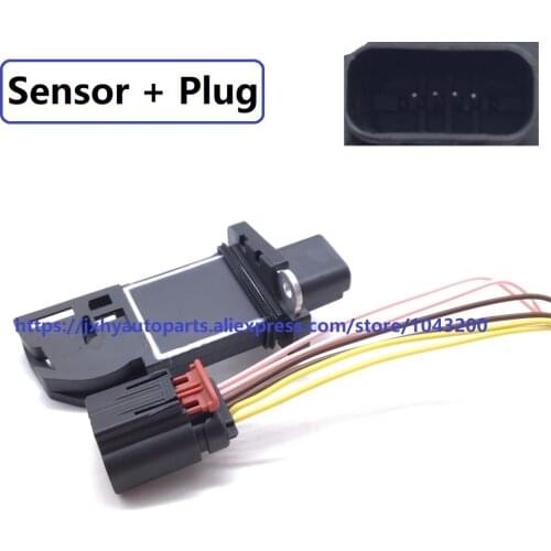 FOR CITROEN PEUGEOT VOLVO FORD LAND ROVER MASS AIR FLOW METER MAF SENSOR 8V21-12B579-AA , 1516668 , LR019830 , 30757655