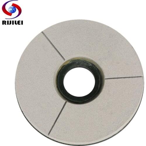 RIJILEI 125-250mm Diamond Grinding Disc 5-10 Inch White Marble Surface Polishing Pad Granite Resin Polishing Disc BG01