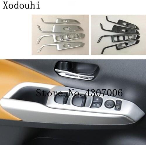 Car Stick Styling Inner Cover Front Head Light Switch Button Trim Frame Lamp 1pcs For Nissan Kicks 2017 2018 2019 2020