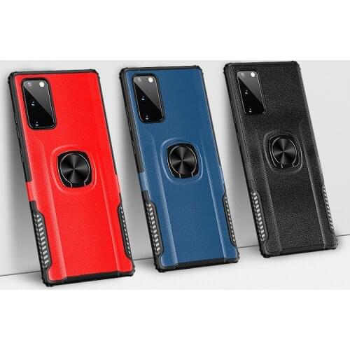 Funda Case for Samsung Galaxy Note 20 Ultra S20 Ultra A51 A71 A50 A70 A21S Invisible Car Ring Stand Coque Phone Case Cover Capa