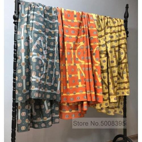 [ElfStyle] - Khalifa scarf yellow rust haze monogram LOGO Print beach sarong BIG cotton Scarf CAN BE WRAP SKIR Beach towel