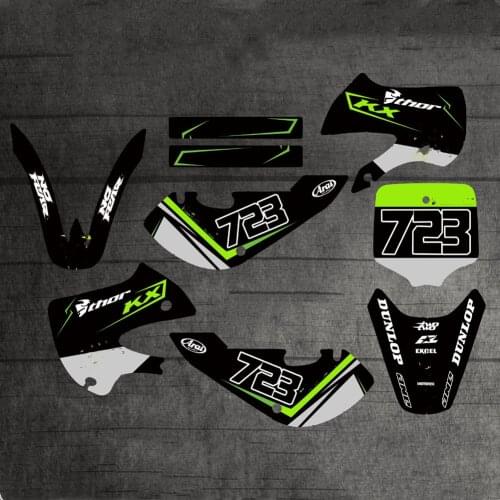 Free customized Graphics Stickers Decals kits For Kawasaki KX65 2010 2011 2012 2013 2014 2015 2016 2017 2018 2019 2020 KX 65