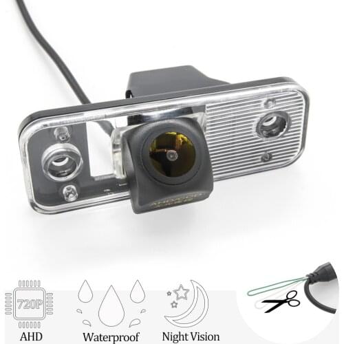 AHD 1280*720P Vehicle Backup Camera For Hyundai Santa Fe 2 SUV 2005-2012 Azera 2009-2012 Car Rear View Parking Mirror Monitor