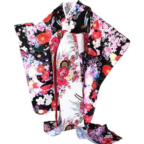 Japanese Kimono Custom Made Plum Flower Costume Beautiful Woman Dress Spring Summer Performance Kimono Woman Shoot Clothing