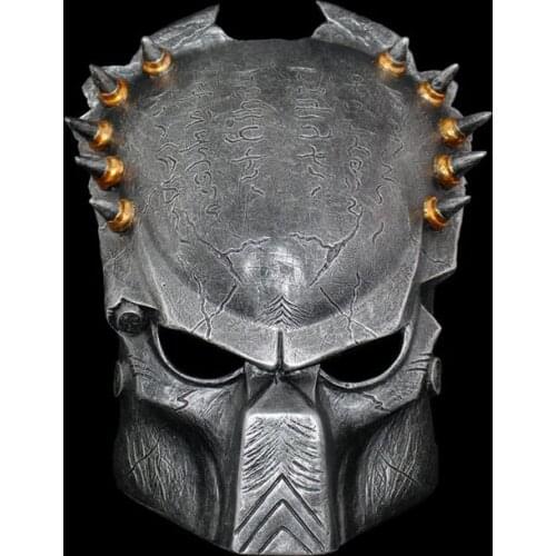 Cool Halloween Horror Mask Resin Predator Mask Anonymous Mask Cosplay Headwear Props Halloween Party Masquerade Supplies