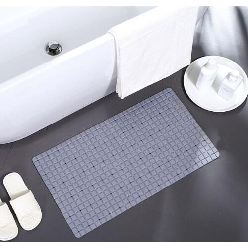 Non Slip Bath Shower Mat with Suction Cup for Home Bathroom Foot Massage Pad