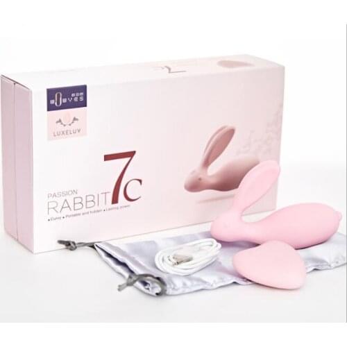 Rechargeable Wireless Remote Control Dual Rabbit Vibrator G-Spot Clitoris Stimulator Strap On Vibrators Sex Toys For Women