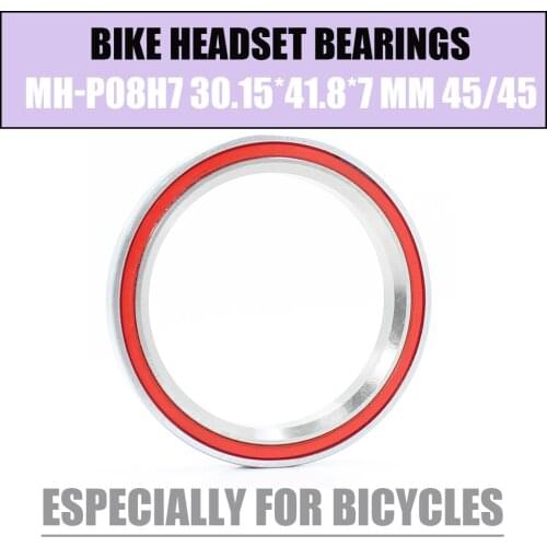 MH-P08H7 Bike Headset Bearings 30.15*41.8*7 mm 45/45 2PCS ACB Road MTB Angular Contact Bicycle Bearing ACB845H7
