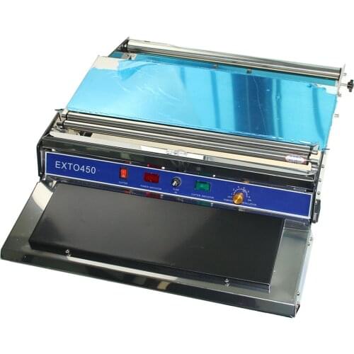 Manual Transparent film wrapping machine manual wrapping machine for meet, fruit, food HW-450