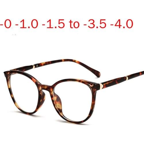 Photochromic Gray Lens Glasses Fashion Finished Myopia Sunglasses Women Short Sighted Optics Prescription -1.0 -1.5 NX