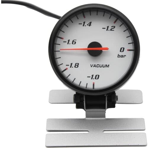 60mm Tachometer Boost Voltmeter Air Fuel Ratio EGT Gauge Vacuum Water Temp Oil Press Oil Temp Car Gauge for 12V Car Blue Backlig
