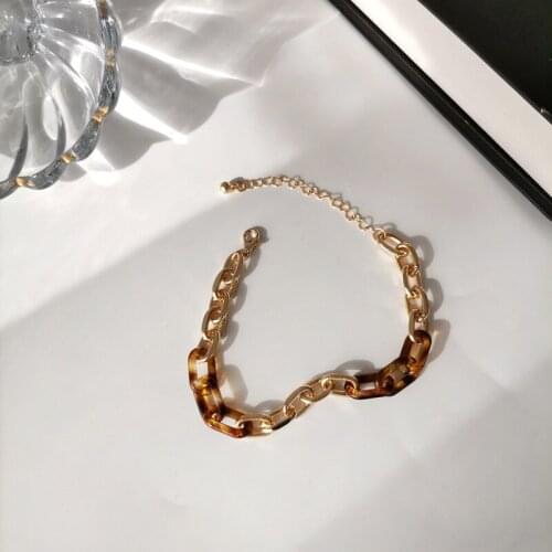 Retro Stitching Design Bracelet For Women Temperament Personality Leopard Print Chain Bracelet Jewelr Accessories Gift Party