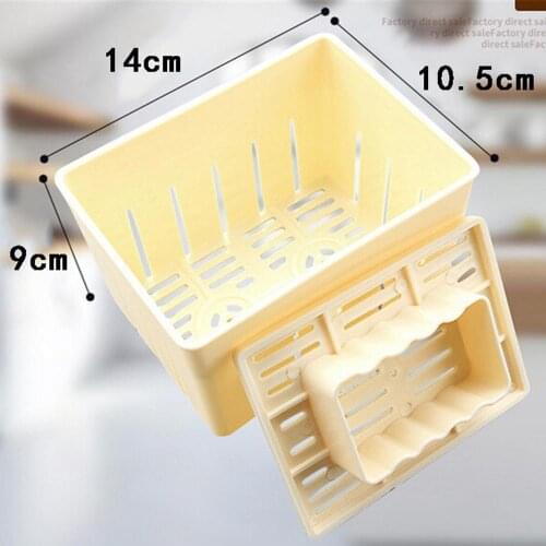 1 Set Kitchen Cooking Tool Set DIY Plastic Tofu Press Mould Homemade Tofu Mold Soybean Curd Tofu Making Mold With Cheese Cloth
