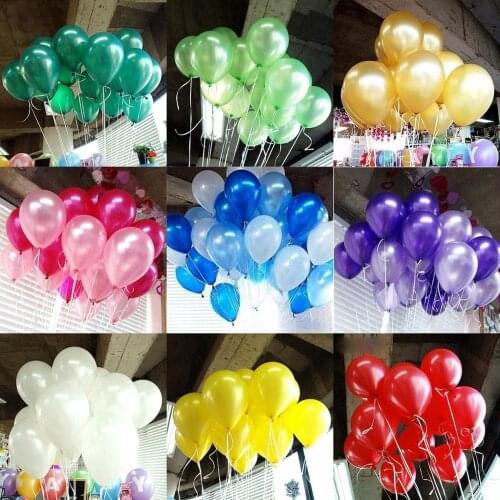 10/20/30Pcs birthday balloons 10inch Latex Helium balloon Thickening Pearl party balloon Party Ball kid child toy wedding ballon