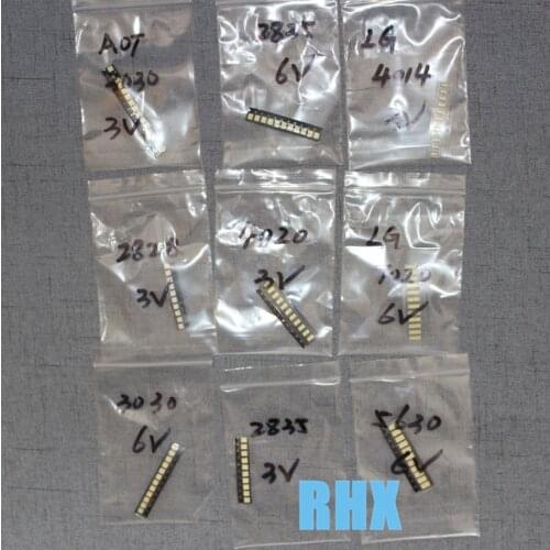 170piece/lot FOR Commonly used LCD TV backlight beads LED component package Seoul 3535 6V 2835 2828 3030 3535 7020 5630
