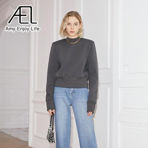 Женские осенние толстовки Amyenjoylife China At AliExpress