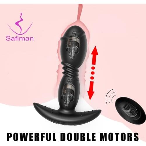 Anal Vibrator Plug Vibrator Prostate Massager Masturbation Device Remote Control Female Stimulator Vagina Dildo Anal Sex Toys