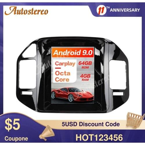 Android 9 Tesla style Car GPS navigation for Mitsubishi Pajero V73 V77 V68 V75 1997--2011 Auto Radio Head Unit Multimedia player