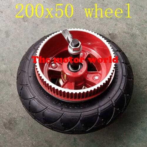 Free Shipping New Scooter Motorbike 200X50Tire Motor for Bicycle Bike Engine 8Inch Rear Wheel Conversion Kit Belt Hub Motor