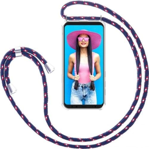 Strap Cord Chain Case for Xiaomi POCO X3 Pro F3 Redmi Note 10 Pro 10s 9T Crossbody Necklace Lanyard Shockproof Transparent Cover