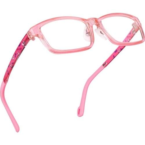 Children Tr90 Glasses Light Glasses Frame Color Cartoon Full Frame Can Be Equipped with Myopia Glasses Frames