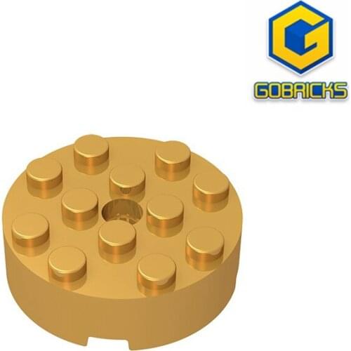 Gobricks GDS-952 Brick, Round 4 x 4 with Hole compatible 87081 pieces of childrens toys