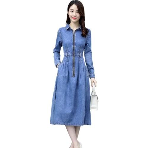 Модные джинсовые платья DIANRUO China At AliExpress